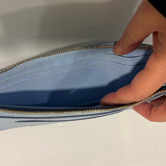 Coach Baby Blue Wristlet new without tags. - Picture 12 of 14